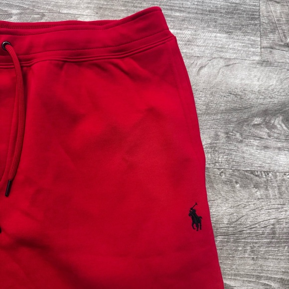 Polo Ralph Lauren Double Knit Cotton Jersey Shorts Red Mens Sz. XL - Picture 5 of 9